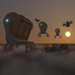 robot_ships_sunset